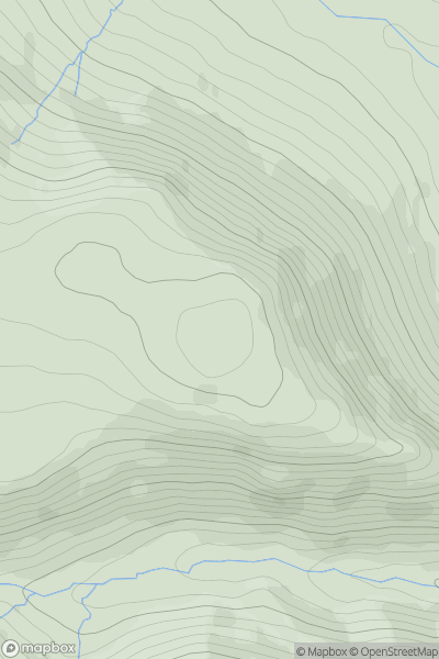 Thumbnail image for Peat Hill [The Glenkens to Annandale] showing contour plot for surrounding peak